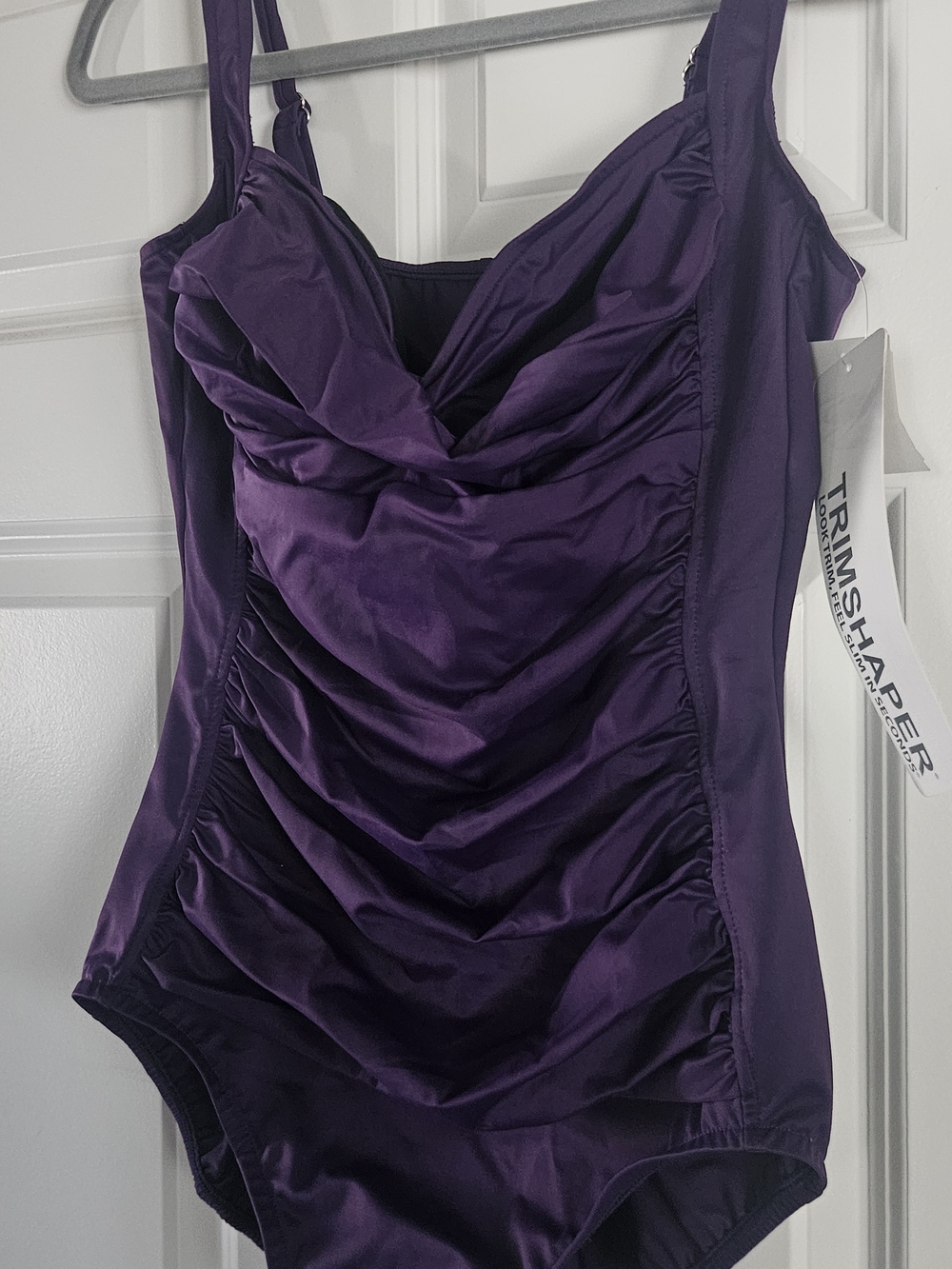 Mulberry Purple Ruched Swimwear Top